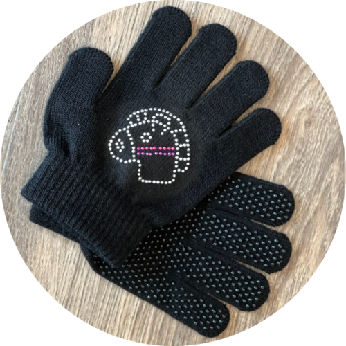 Handschuhe für Kinder "Glitzerpferd"